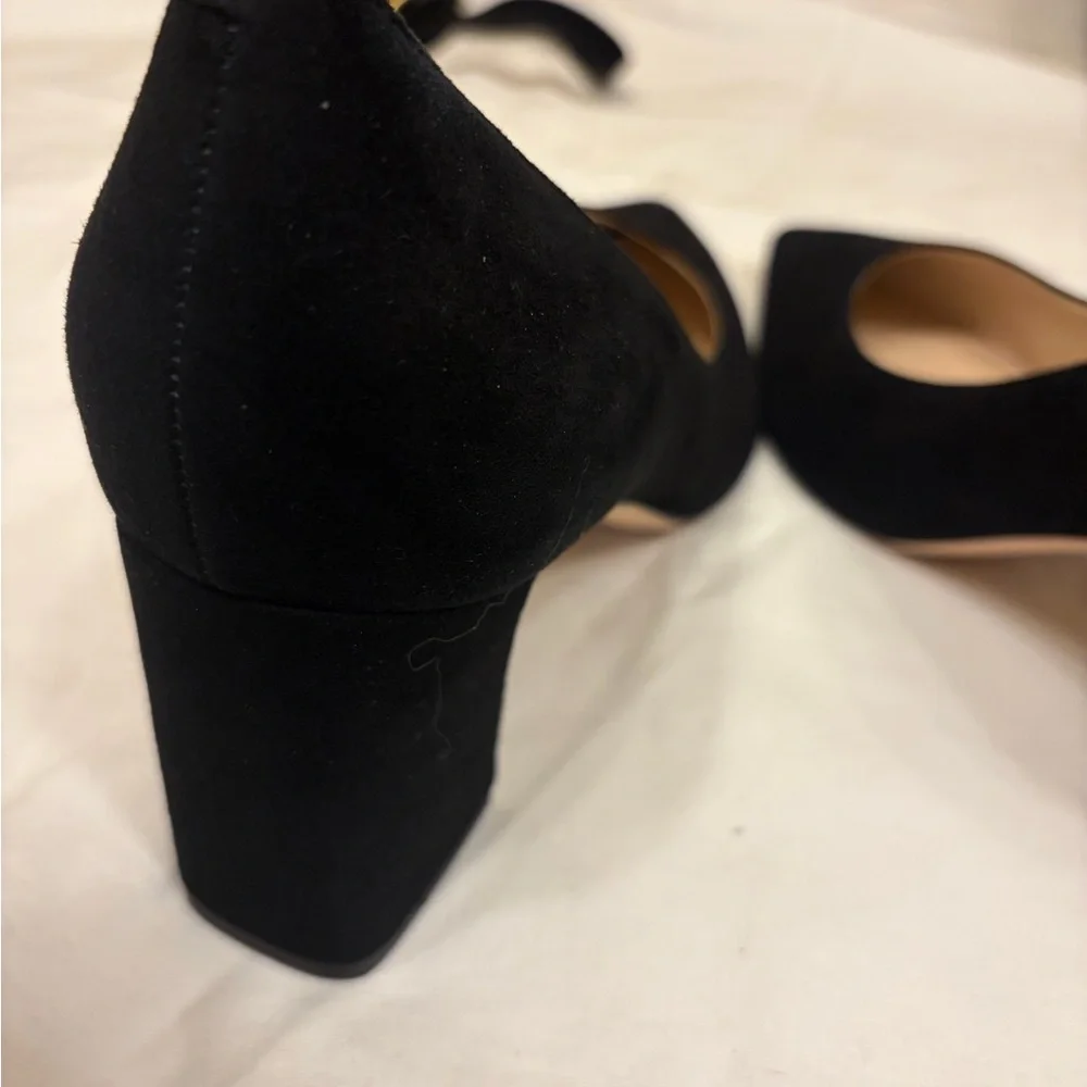 Marc Fisher Chic Black Suede Heels for Women